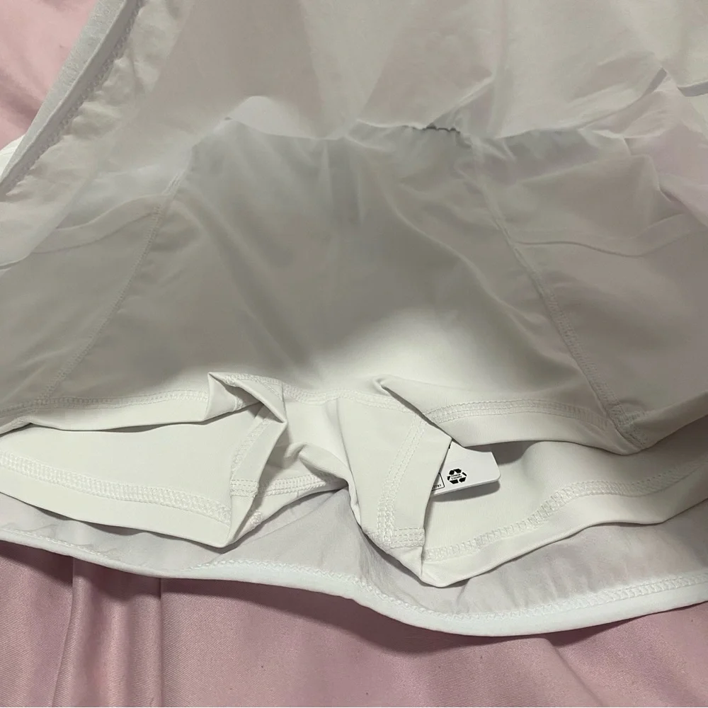 ALO Yoga White Skater Skirt